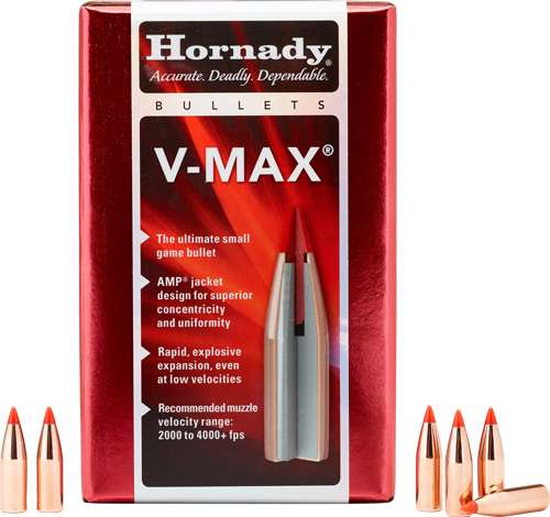 Hornady 17 Cal .172 Bullets 25gr V-MAX 100CT