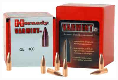 Hornady 22 Cal .224 Bullets 60 gr. 100CT