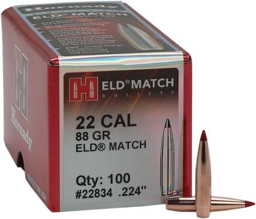Hornady 88GR ELD-M Match Bullets 100CT