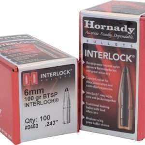 Hornady 6mm .243 Bullets 100 gr. Weight