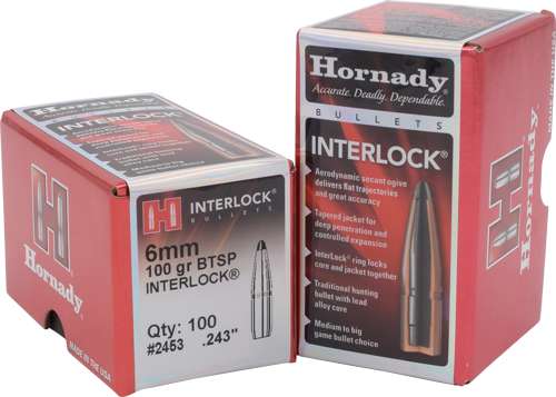 Hornady 6mm .243 Bullets 100 gr. Weight