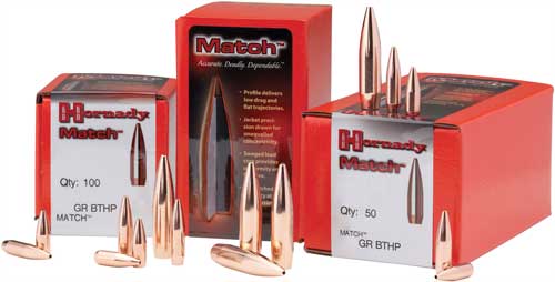 Hornady 123GR BTHP Match Bullets - 6.5mm