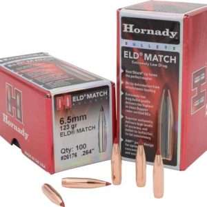Hornady 6.5mm .264 123 Grain ELD-Match Bullets
