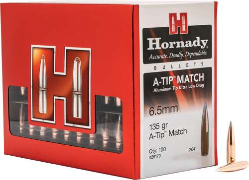 Hornady 6.5mm .264 135GR A-TIP 100RD Box
