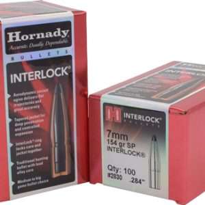 Hornady 7MM .284 154GR JSP Bullets - 100CT