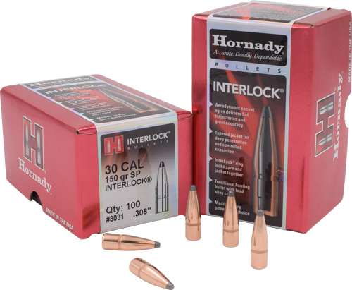 Hornady 30 Cal .308 Bullets 150 gr. 100CT