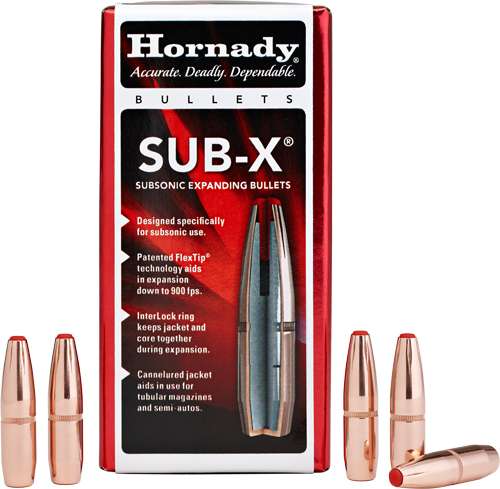 190gr Subsonic Bullets - 100ct Box, 15 Boxes/Case