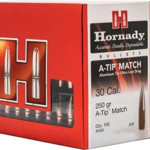 Hornady 30 Cal .308 Bullets 250GR A-TIP