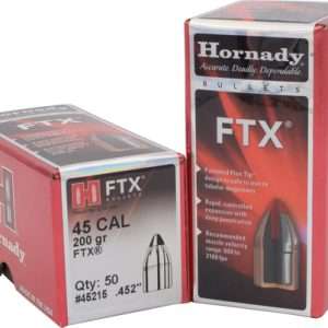 Hornady Bullets 45 Cal .452 200 gr 50CT