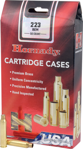 Hornady Unprimed Cases .223 Rem 50PK 5BX/CS
