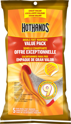 HotHands Insole Foot Warmer 5 - 9 Pairs
