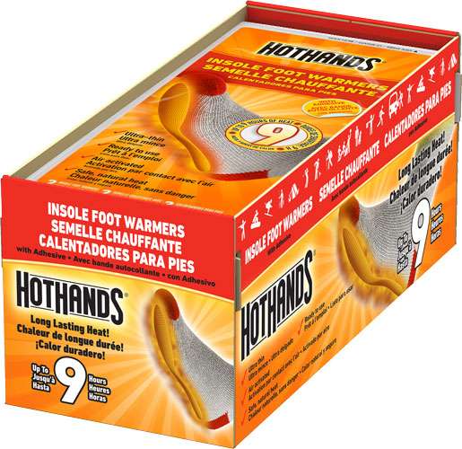 HotHands Insole Foot Warmer 16 - 9 Hour Adhesive