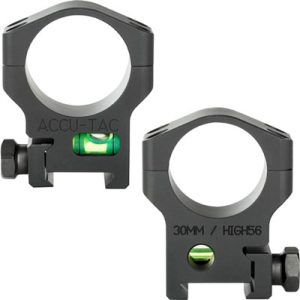 Accu-Tac 30mm Scope Rings in Flat Black