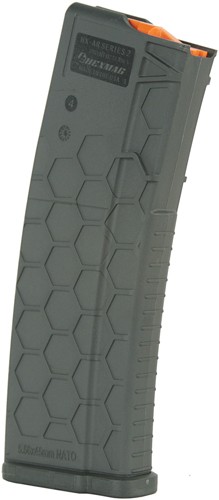 Hexmag Gray Polymer Series 2 AR-15 Magazine, 15-Round