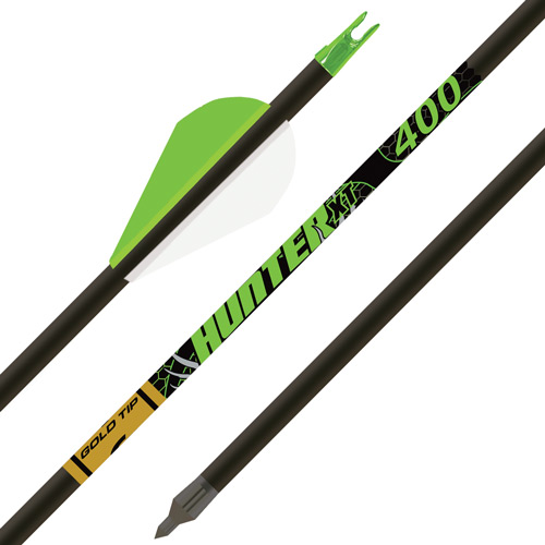 Gold Tip Arrow Hunter XT 340 with 2" Raptor Vanes
