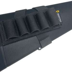 Mounted Black Shotshell Carrier for Tactical Stock