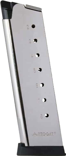 Iver Johnson Magazine 1911 Nickel 45ACP 8RD Govt