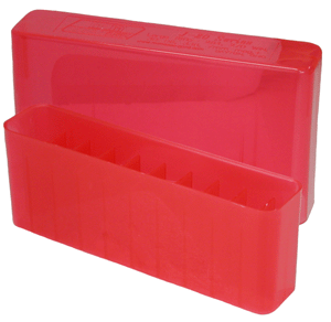 MTM Large Rifle Ammo Box - 20-Rounds Slip Top Style