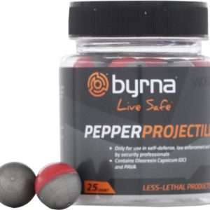 25 Count Tub .68 Cal Pepper Projectiles Byrna Technologies