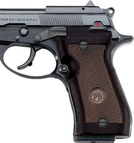 Wood Checkered Right Hand Beretta 87 Standard Grips