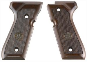 Walnut Beretta 92/96 Grips with Medallion - Set of 2