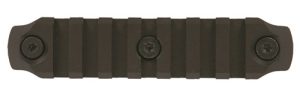 4" Black BCM Aluminum KeyMod Rail Section