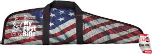 USA Flag Crickett Rifle Case 34" with White Logo
