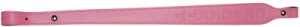 Crickett Black Leather Sling with Pink Stitching