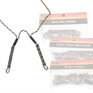 Haydel's Camo Double Call Lanyard - Lightweight, Compact