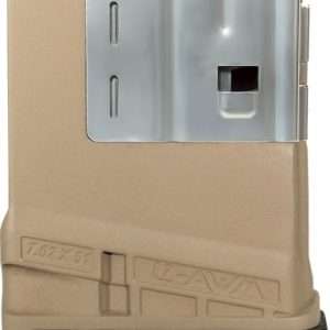 Lancer Magazine L7AWM SR-25 7.62x51mm 5-Round Opaque FDE