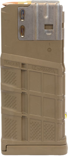 Lancer Magazine L7AWM SR-25 25-Round Opaque FDE Weight