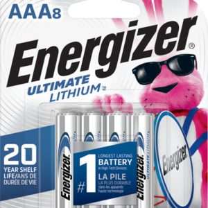 Energizer Ultimate Lithium AAA 8-Pack: Long-Lasting Power