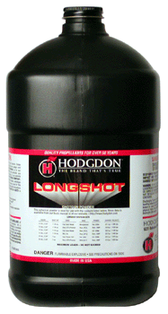 Hodgdon Longshot 4lb canister for versatile shotshell propellant