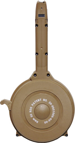 Iver Johnson Polymer Magazine Glock 9mm 50rd Tan