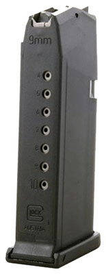 Glock OEM Magazine Model 17, 9mm Luger, 10-Round