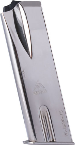Mec-Gar Browning HP 9mm Luger 13-Round Nickel Magazine