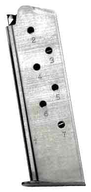 Mec-Gar Magazine 1911 Govt. Nickel 45ACP 7RD