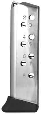 Mec-Gar Magazine 1911 Govt .45 ACP 8RD Nickel
