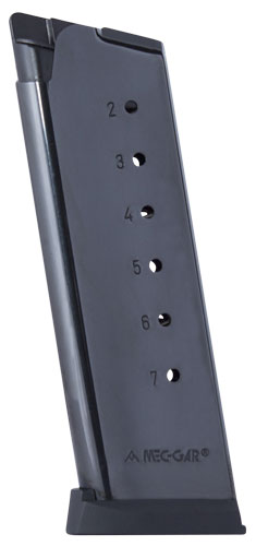 Mec-Gar Magazine 1911 Officers .45 ACP 7RD BLUED