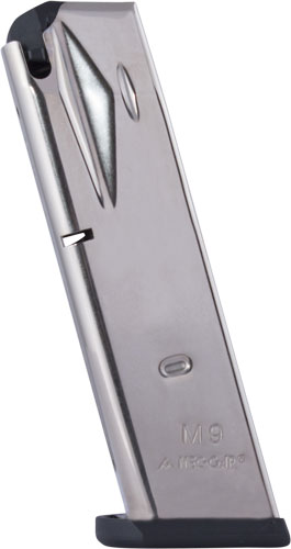 Mec-Gar Beretta 92FS Magazine 9mm Luger Nickel