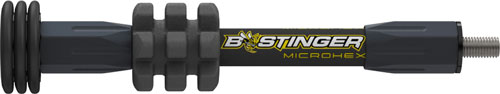 Bee Stinger Stabilizer: Microhex Hunting 6" Black - Precision Archery Performance