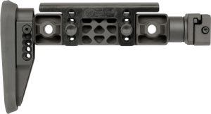 Mi Alpha Series Fixed Beam Stock - Premium Quality, Black