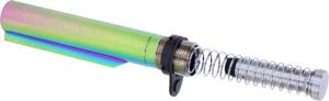 Guntec AR15 Mil-Spec Buffer Rainbow PVD Coated