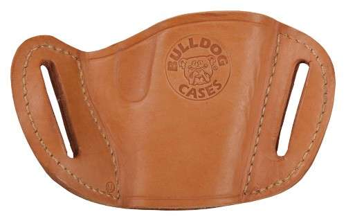 Bulldog Belt Slide Holster Tan for Small Frame Revolvers