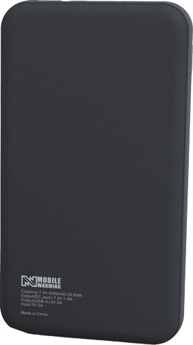 Mobile Warming 7.4V Battery - USB Cable, 4000mAh