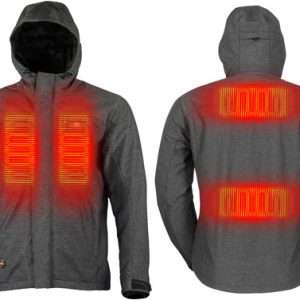 Mobile Warming Men's Adventure Jacket Heather Gray XX-Large