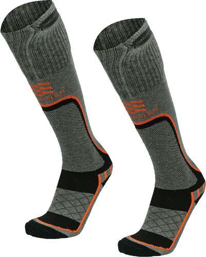 Mobile Warming 2.0 Merino Heated Socks Gray Large