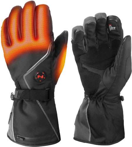 Mobile Warming Unisex Squall Heated Glove Black Large