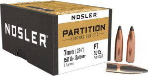 150GR Partition Bullets 7mm .284, 50ct Box