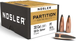150GR Partition Bullets 50CT for Precision Shooting